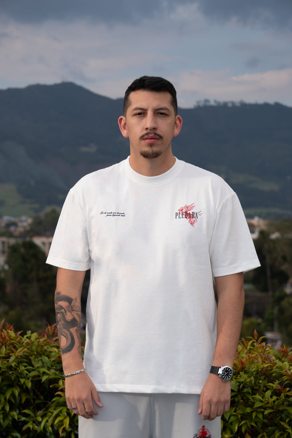 Camiseta Oversize Premium “Ave Fénix” Ivory