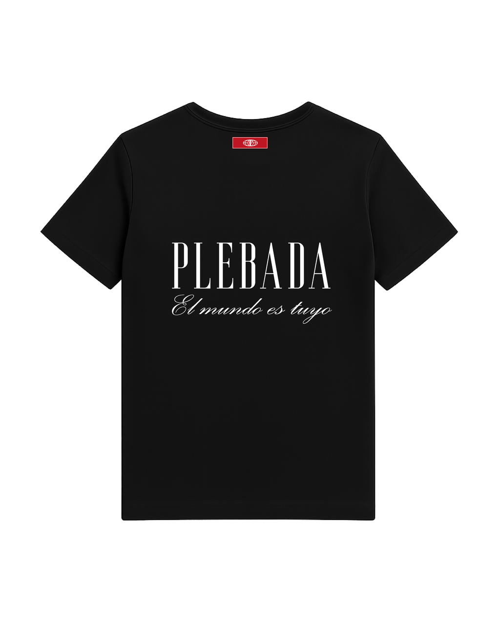 Camiseta Regular Fit Premium “El mundo es tuyo” Black
