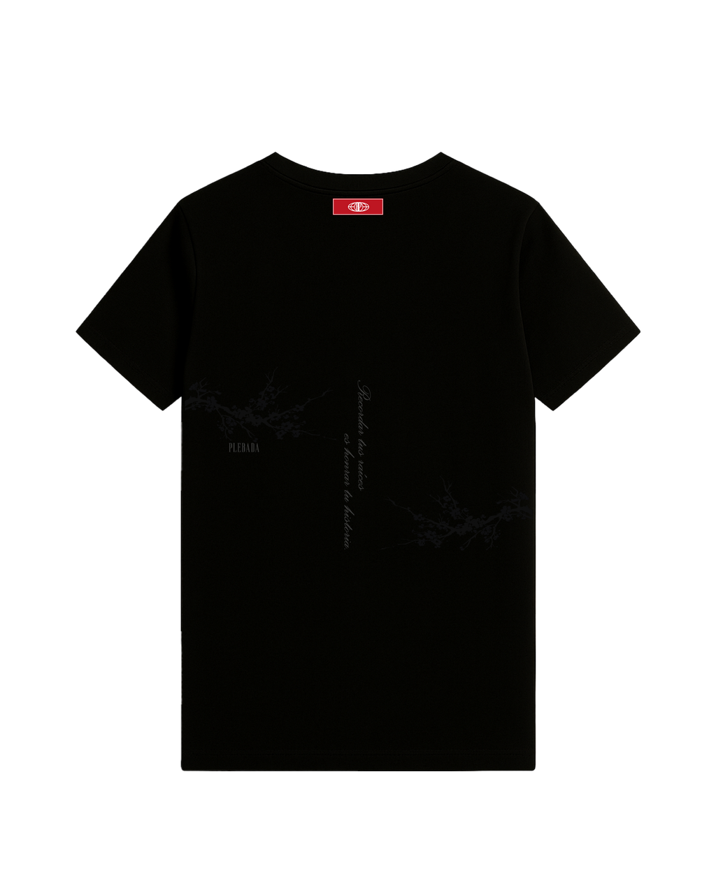 Camiseta Regular Fit Premium “Raices profundas” Black