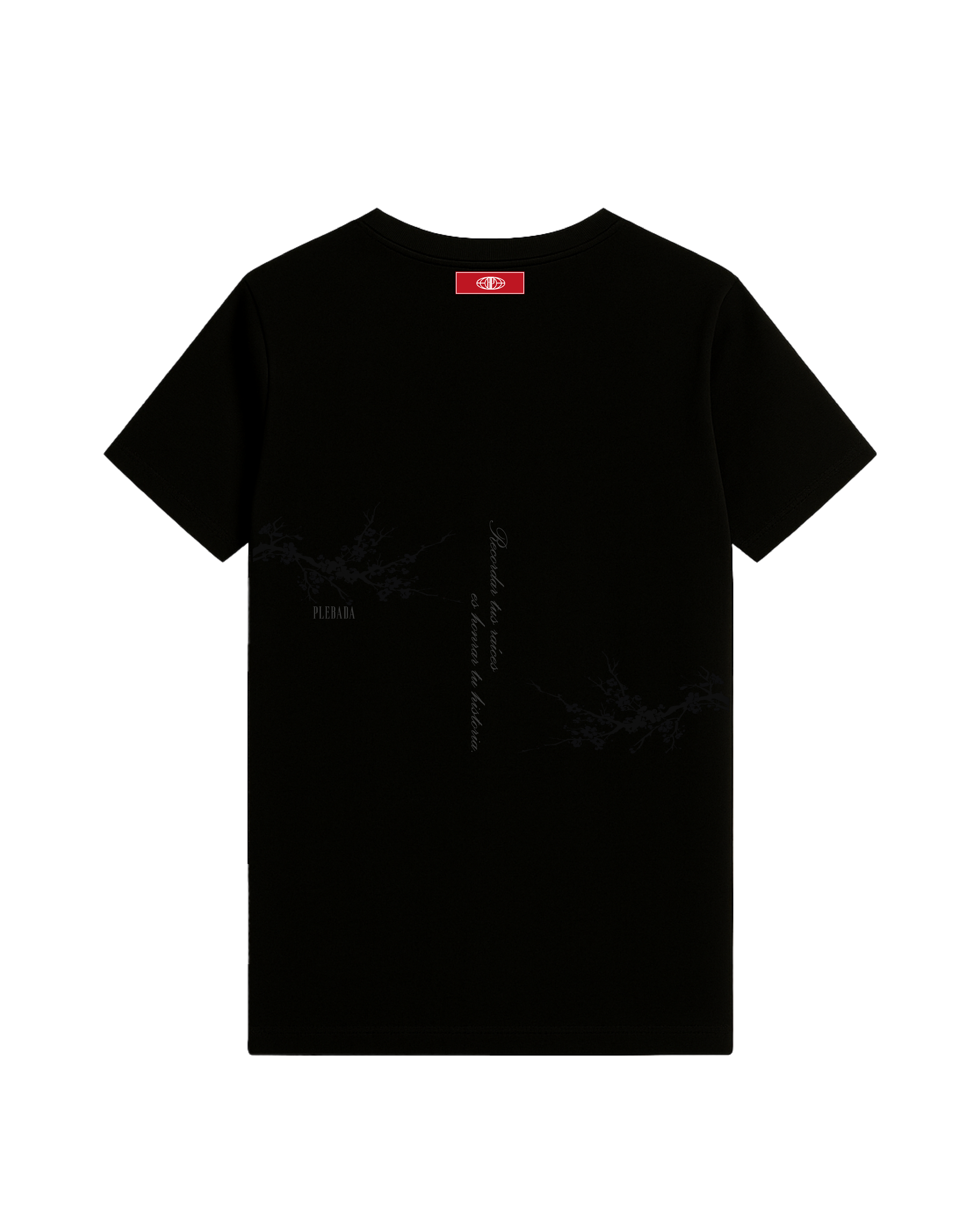 Camiseta Regular Fit Premium “Raices profundas” Black