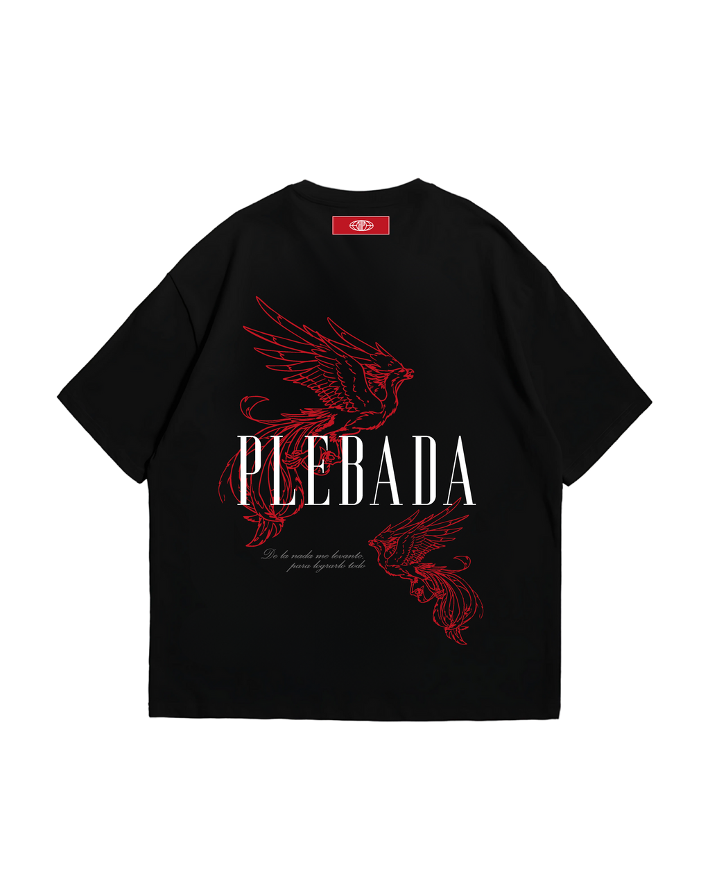 Camiseta Oversize Premium “Ave Fénix” Black