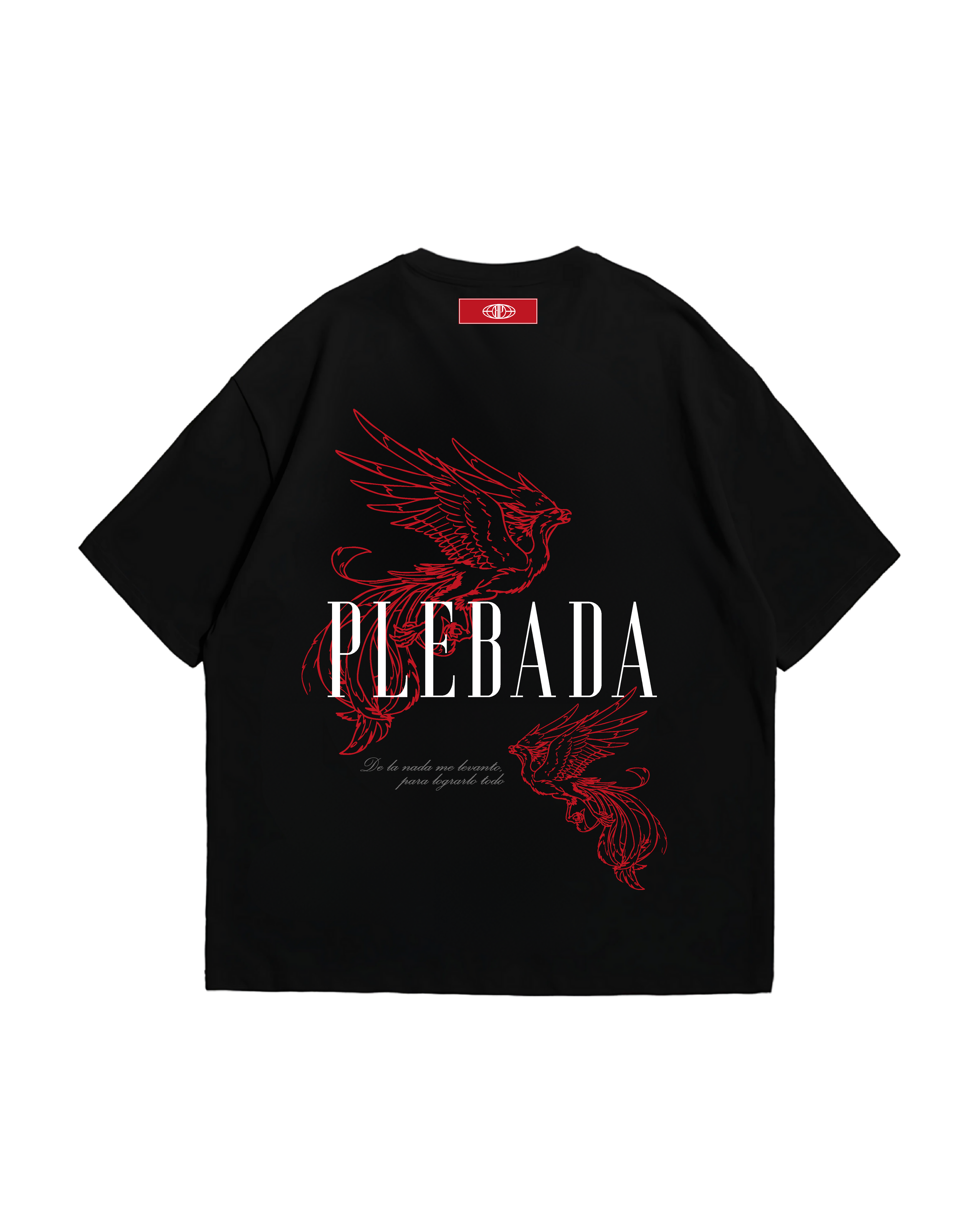 Camiseta Oversize Premium “Ave Fénix” Black