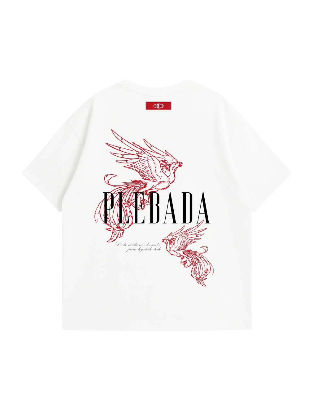 Camiseta Oversize Premium “Ave Fénix” Ivory