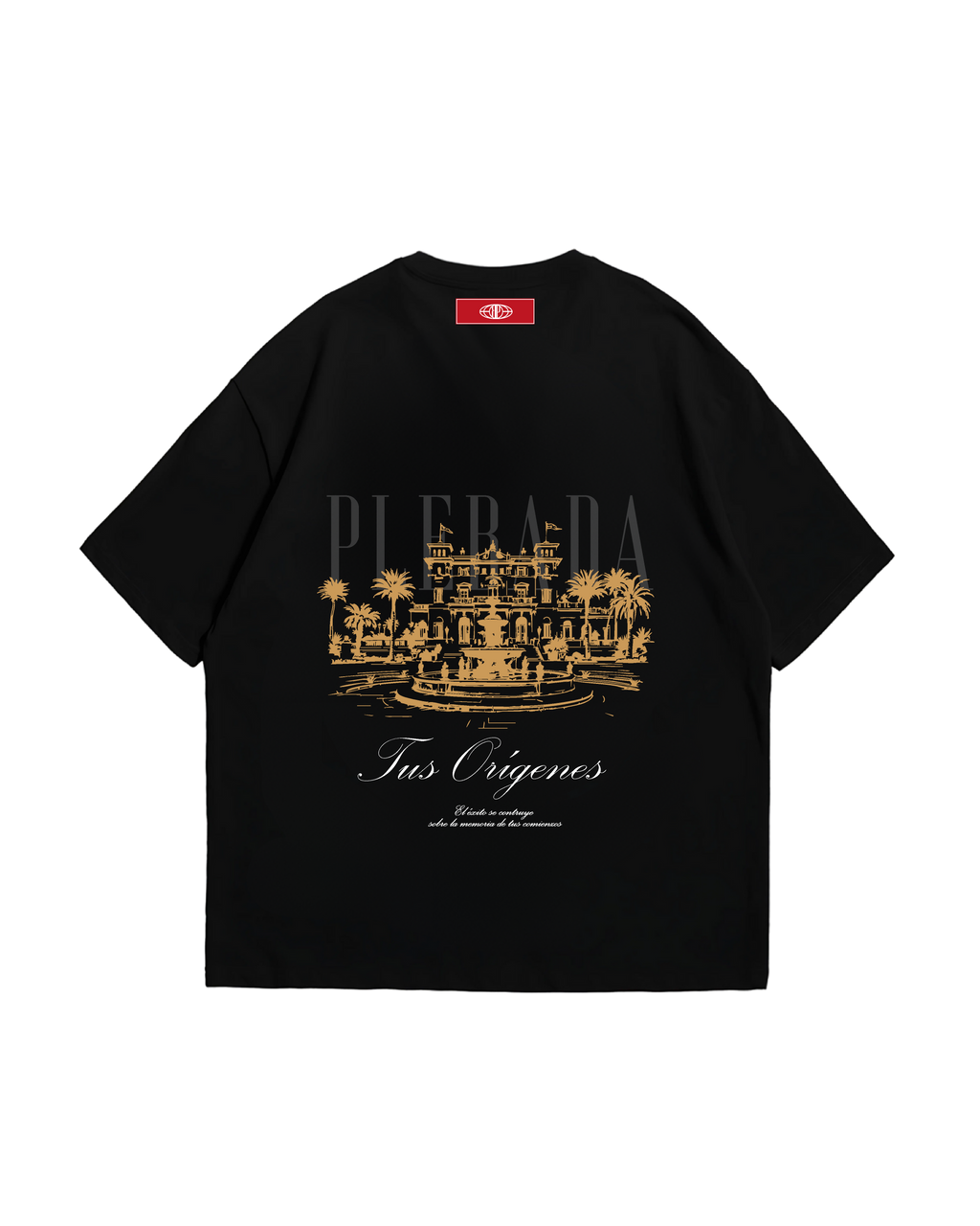 Camiseta Oversize Premium “Tus Orígenes” Black
