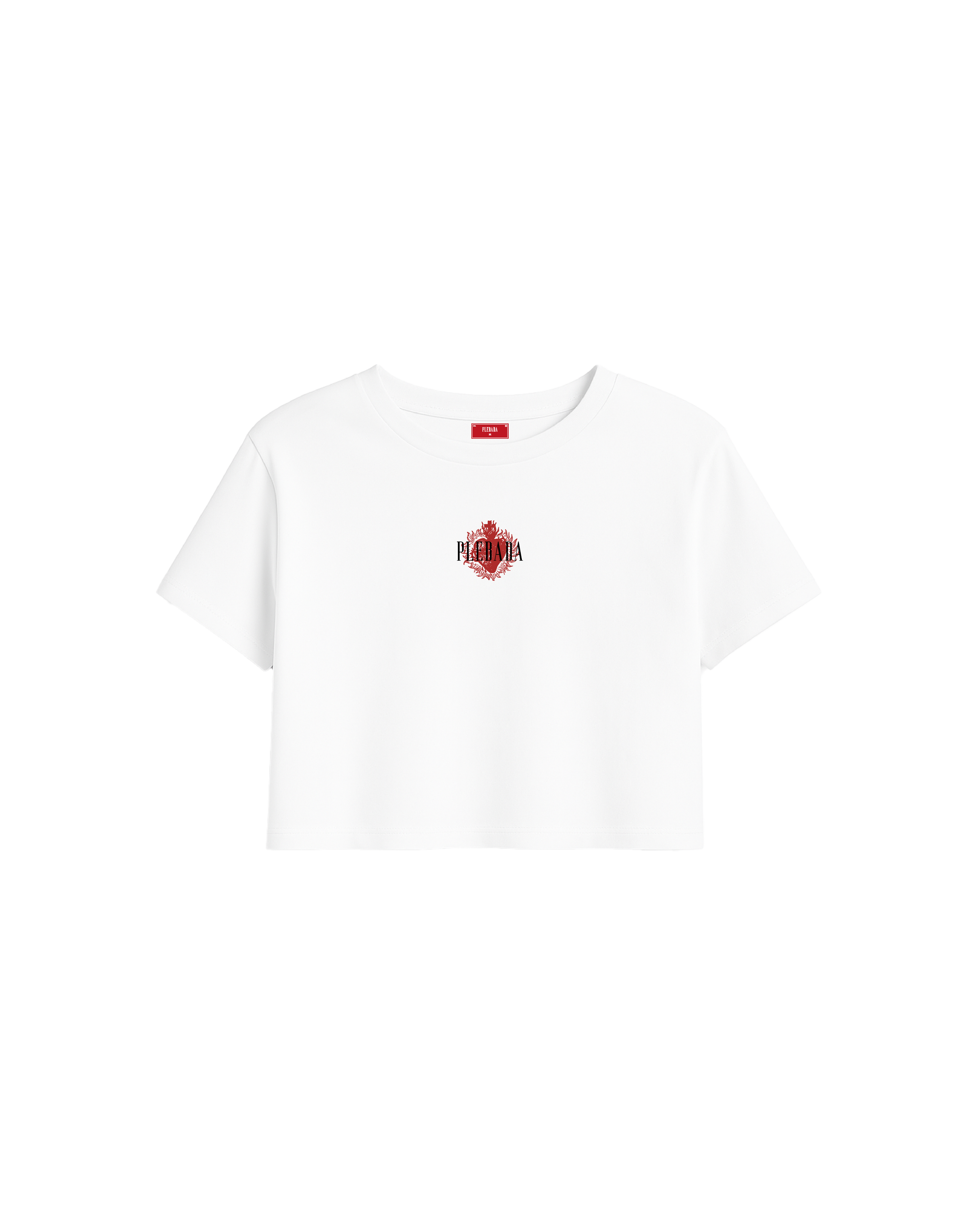 Crop Top Premium "En Ti Confío" Ivory